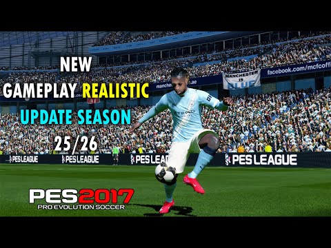 PES 2017 NEW REALISTIC GAMEPLAY MOD UPDATE SESAON 2025/2026