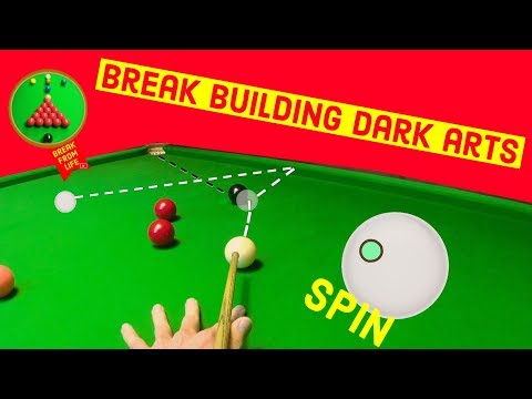 Snooker Break Building Black Ball Shot Technique