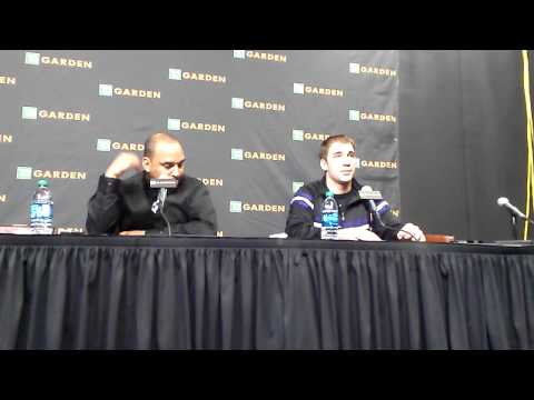 Harvard-Holy Cross Postgame (11-10-13): Milan Brown & Dave Dudzinski