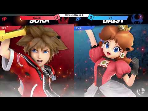 WINNER#6 うめき デイジー vs テト ピット,ソラ スマブラ 大会