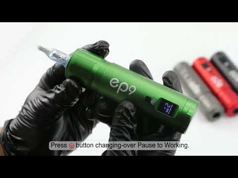 How to use AVA EP9 wireless tattoo machine