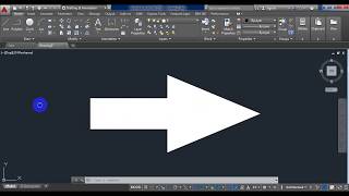 AutoCAD tutorial - how to make arrow