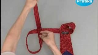 How to tie a tie in 10 seconds