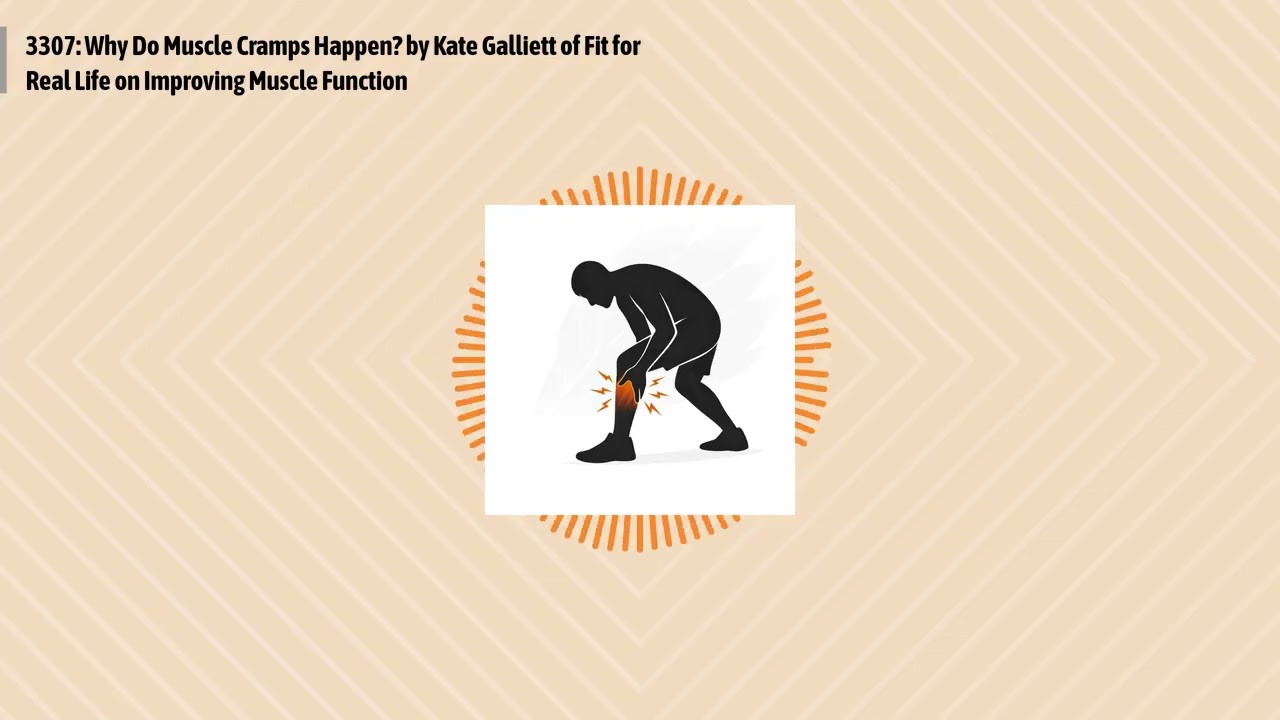 3307: Why Do Muscle Cramps Happen? by Kate Galliett of Fit for Real Life on Improving Muscle...