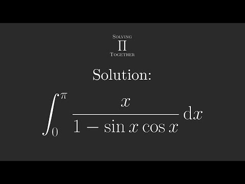 Solution to integral posted 21/11-20