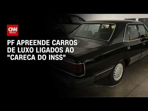 Carros de luxo ligados ao “Careca do INSS” são apreendidos pela PF | CNN 360°