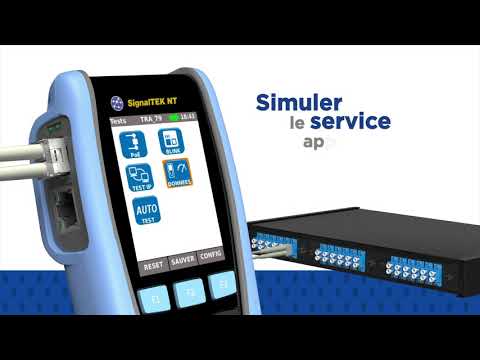 Testeur de transmission de données - SIGNALTEK NT - Pour lien passif et réseau actif