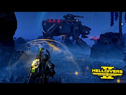New Enemy AT-ATs Factory Strider in Game! - Helldivers 2