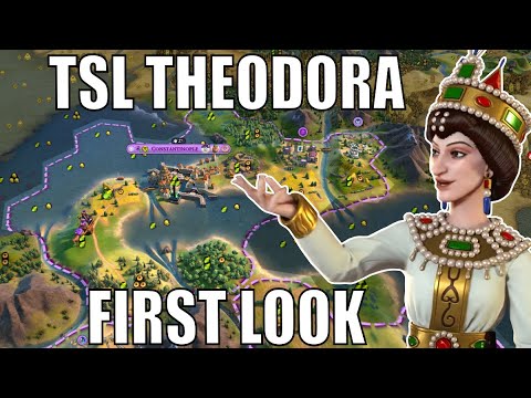 Civ 6 | NEW Theodora On A MASSIVE 20 PLAYER TSL MAP – (#1 Deity Byzantium Civilization VI)