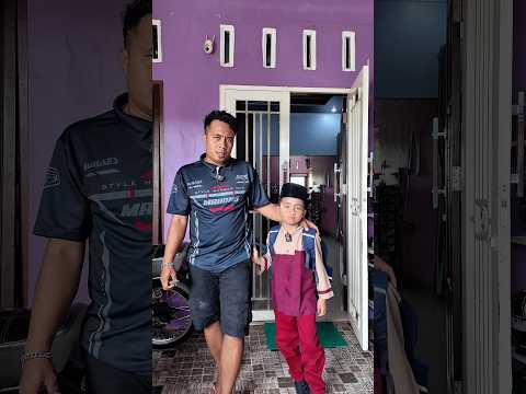 Alvaro merajuk minta naik motor Ninja ZX #keripikkentangmasboy #shorts