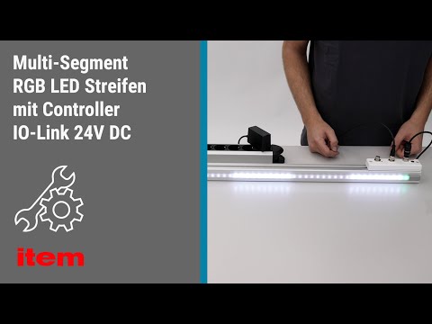 Wie wird der item Multi-Segment RGB LED-Streifen zur Signalisierung installiert? Anleitung