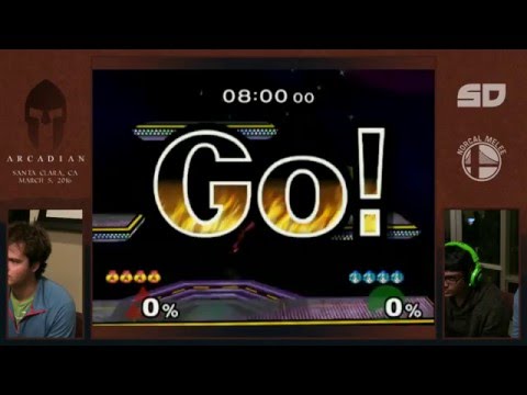 NorCal Arcadian 2016: Spark (Sheik) vs Dana (Peach) - Singles - Pools