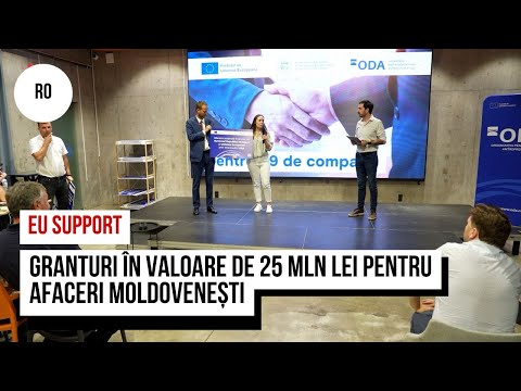 (VIDEO) Granturi în valoare de 25 mln lei pentru afaceri moldovenești - NewsMaker