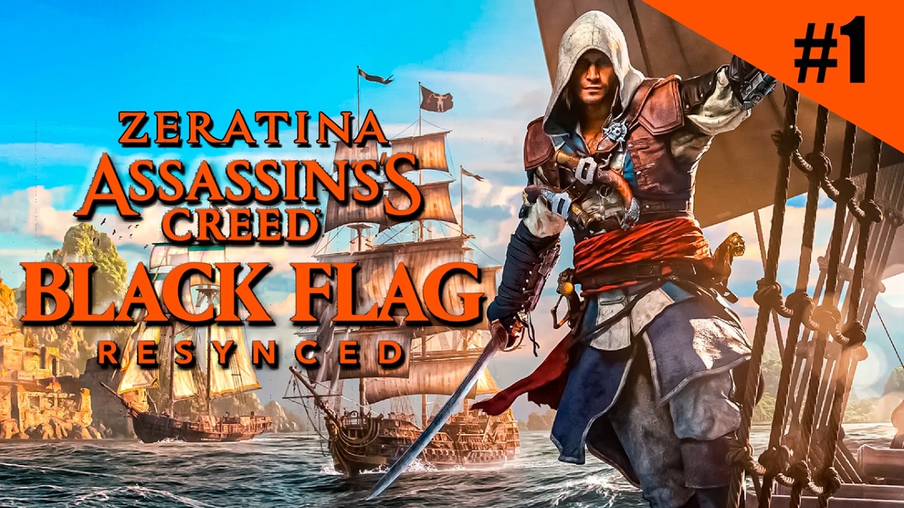 ZERATINA ASSASSIN'S CREED BLACK FLAG RESYNCED - Vamos A Havana! Parte #1 -Dublado Gameplay -PT-BR-PC