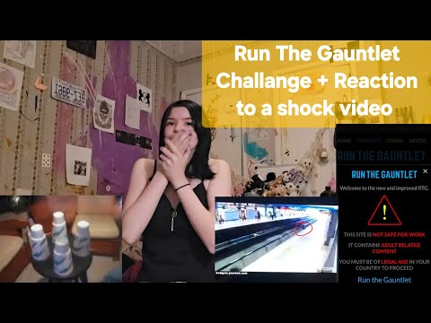 Run The Gauntlet + Reaction to a shock video!!