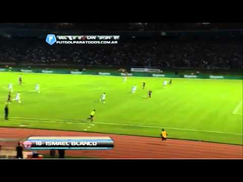 Gol de Blanco  Belgrano 2-Lanús 2 Fecha 1 Torneo Final 2014 Fútbol Para Todos