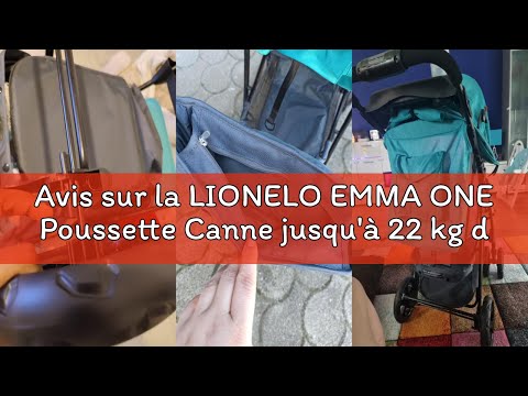 Avis sur la LIONELO EMMA ONE Poussette Canne jusqu'à 22 kg de 6 mois à 4 ans Roues Pivotantes 360° A