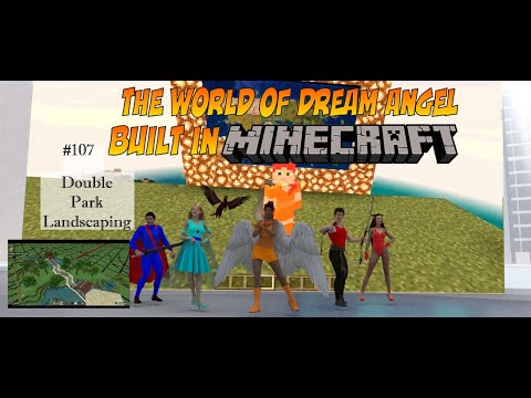 EPIC Minecraft Build: Dream Angel World Part 107 - Insane Double Park Landscaping!