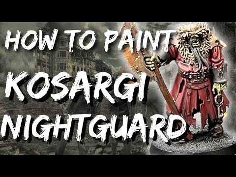 How to paint .kosargi Nightguard .cursed city