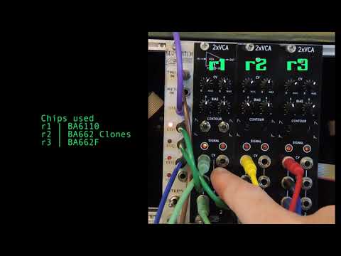 G-Storm Electro 2xVCA r3 Eurorack Dual VCA BA662F image 5