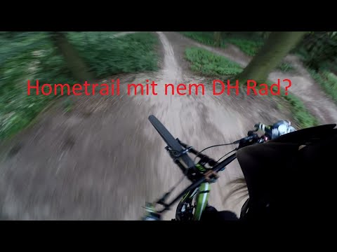 Hometrail Baumberge (DH vs Enduro Bike)