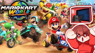 Switch2を開封→18時ごろマリオカートワールド！！