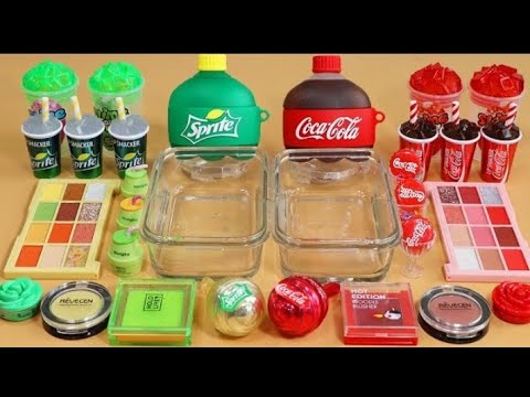Sprite vs cola slime mixing make up
