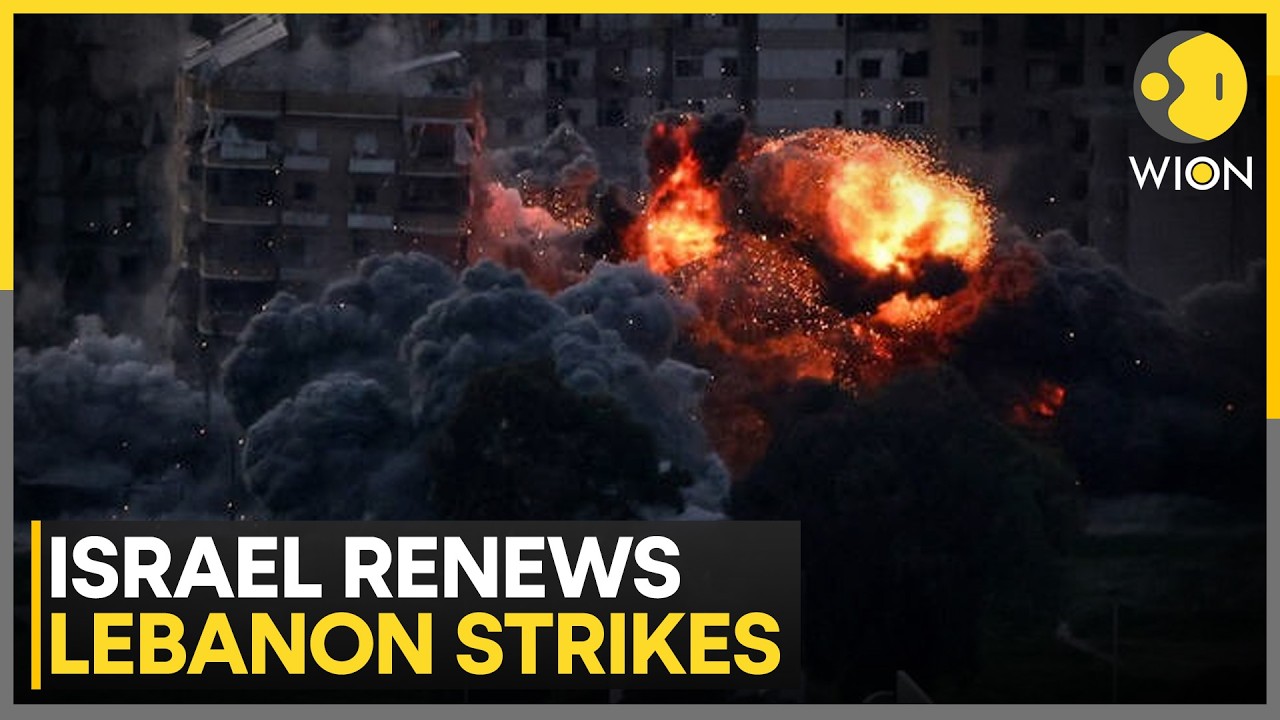 Israel Launches Fresh Lebanon Strikes, 3 Killed, East Of Beiurt | WION
