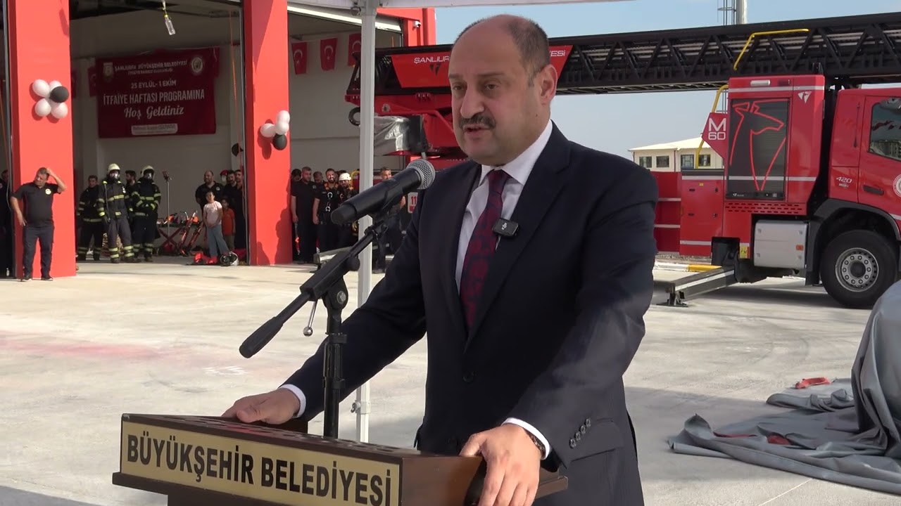 ŞANLIURFA’DA YENİ İTFAİYE İSTASYONU VE ŞUAK HİZMET BİNASI HİZMETE AÇILDI