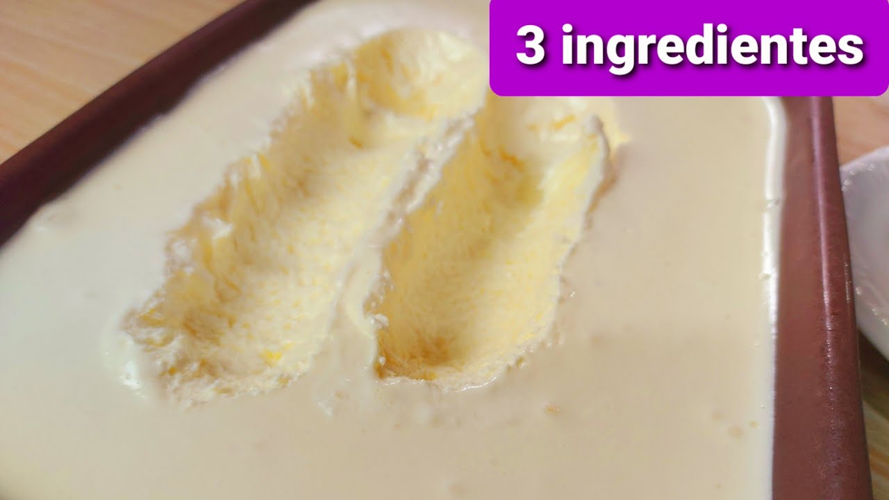 só 3 ingredientes SORVETE CREMOSÃO/sem emulsificante sem liga e sem gelatina
