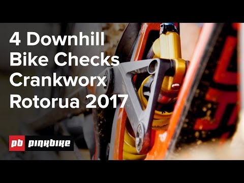 4 Of The Fastest Downhill Bike Checks | Crankworx Rotorua - 2017