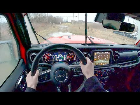 2022 Jeep Wrangler Rubicon 392 - POV Test Drive (Binaural Audio)