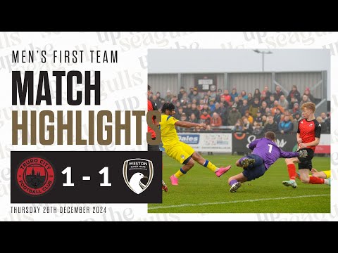 EXTENDED HIGHLIGHTS | Truro City 1 - 1 WsM AFC | Vanarama National League South | 26.12.24