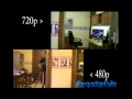 480p versus 720p video tests
