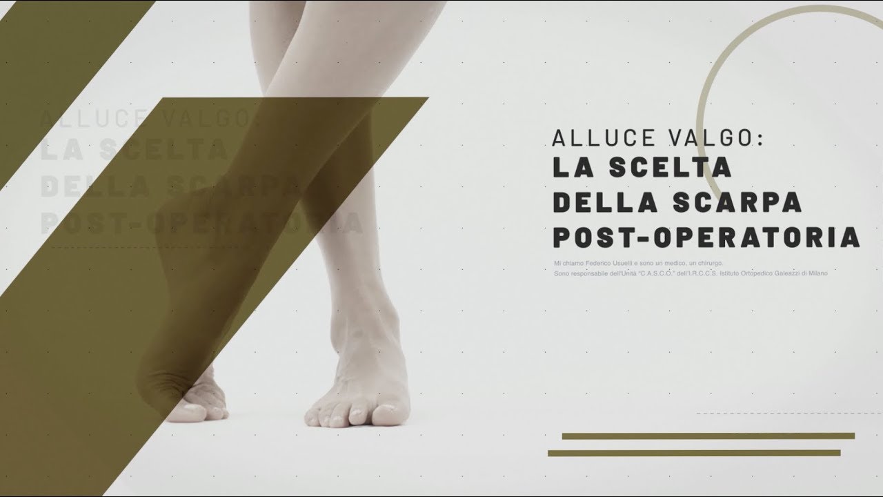 Alluce Valgo: La Scelta della Scarpa Post-Operatoria