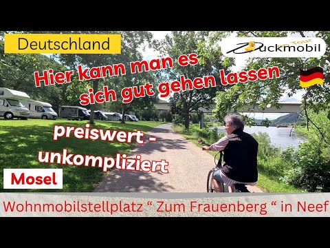 Wohnmobilstellplatz "Zum Frauenberg" in Neef - schöne Lage an der Mosel mit toller Aussicht