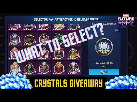 Artifact Selector Guide and Ranking in Event Quest and Crystals Giveaway | Marvel Future Fight