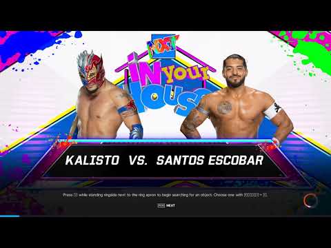 WWE2K23 Kalisto vs Santos Escobar