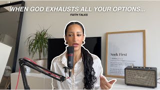 FAITH TALKS ✨| Learning to trust God fully!