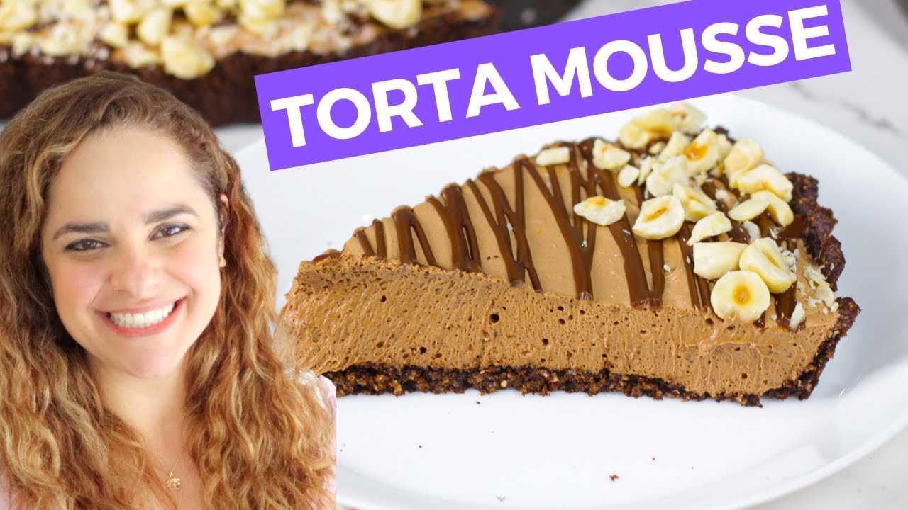 TORTA MOUSSE de CHOCOLATE PROFISSIONAL 🍫 SEM LEITE de VACA, SEM GLÚTEN