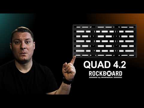 Rockboard QUAD-4.2-B Pedalboard with Gig Bag 2026 - Black image 3