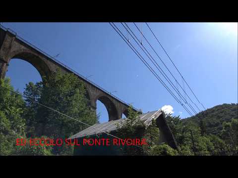 MINUETTO E. TRANSITA IN CURVA E SUL PONTE A VERNANTE. (CN) DOM. 28 - 6 - 2020.