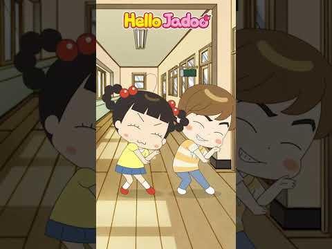 Jadoo  ❤  Yunseok  Dance in School  / Hello Jadoo  #anime #funny