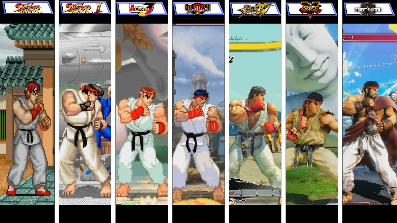 Street Fighter 6 | 1987 - 2023 | Characters Models Evolution | Graphics Comparison