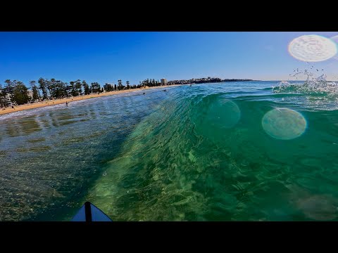 GLASSY SURF AT MANLY BEACH RAW POV