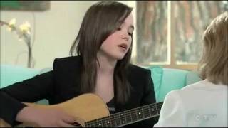 Ellen Page - acoustic "Anyone Else But You" / JUNO