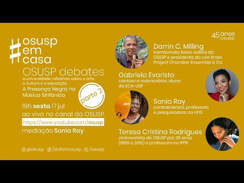 “A Presença Negra na Música Sinfônica” #OsuspEmCasa (Parte II)
