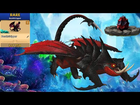 Deathgripper Max Level 150 Titan Mode - New Dragon - Dragons:Rise of Berk New Dreadfall Update