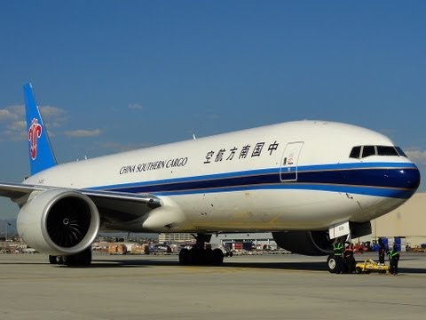 China Southern Cargo Boeing 777-F1B [B-2071] Takeoff to PVG