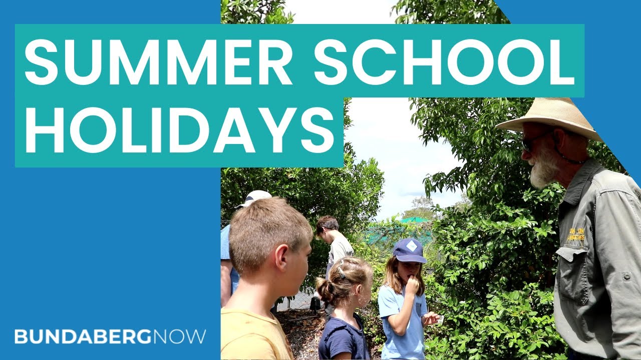 School holidays in the Bundaberg Region